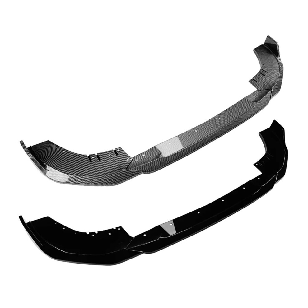 Front Lip Spoiler Gloss Carbon Fiber Splitter Kit For Bmw 2 Series G42 2022+ Coupe Black 9330225973515