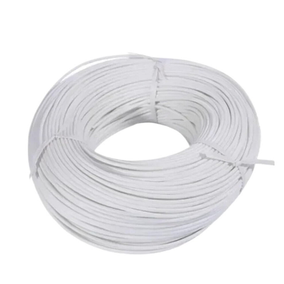 7Mm Silicone Braided Wire Sleeve 200C Flame Resistant Fiberglass Cable Protection Tube White 1M 9455672187572