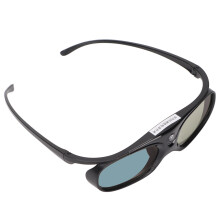 3D LCD-Brille 1080P Weitwinkel 178 Wiederaufladbarer Akku Schwarz