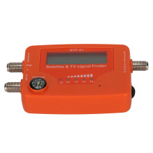 Satelliten-Signalfinder LCD Digitalmesser mit Kompass, Orange