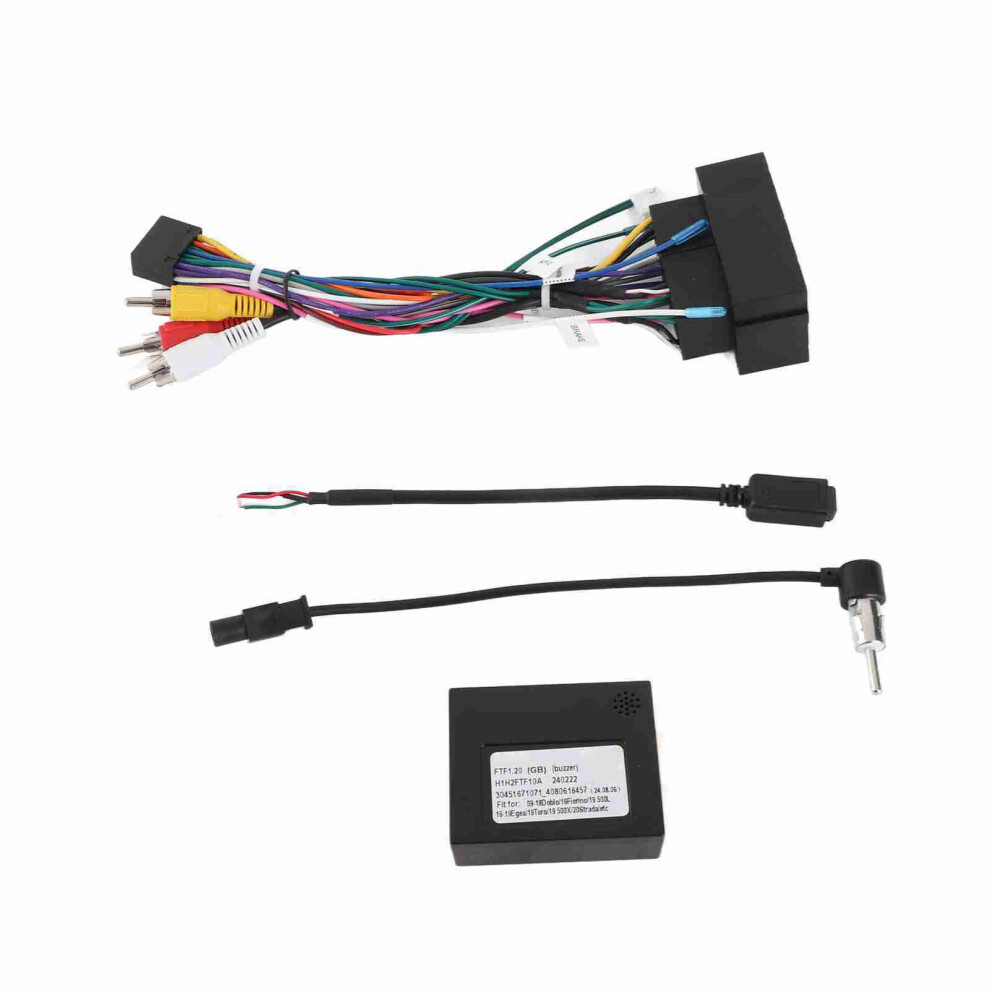 16Pin Car Stereo Wiring Harness For Fait Egea 2015-2018 With Canbus Box 9431390530609