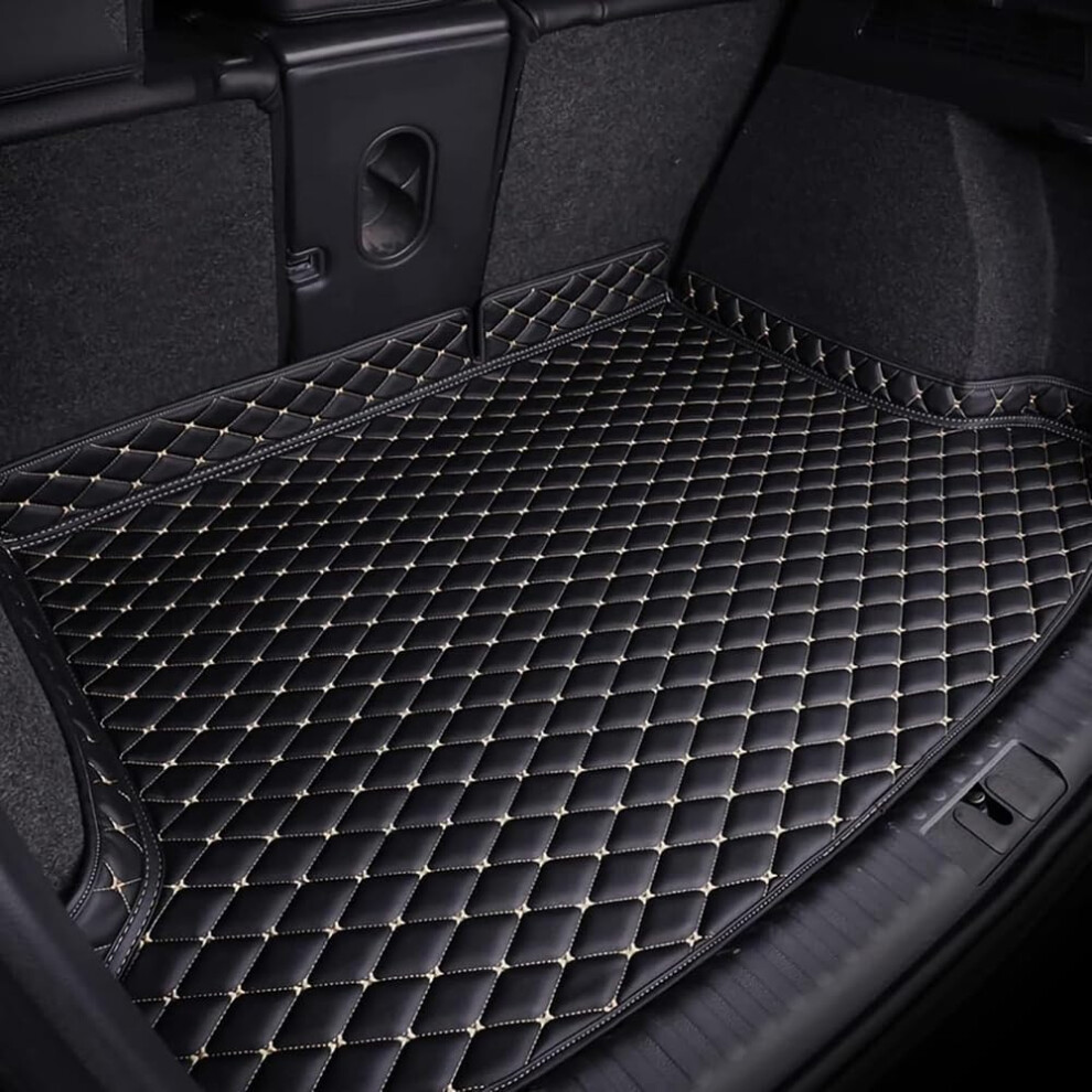 Car Trunk Mat For Maserati Ghibli 20212024, Custom Fit Leather Cargo Liner Pad, All Weather Protector 9771547554042