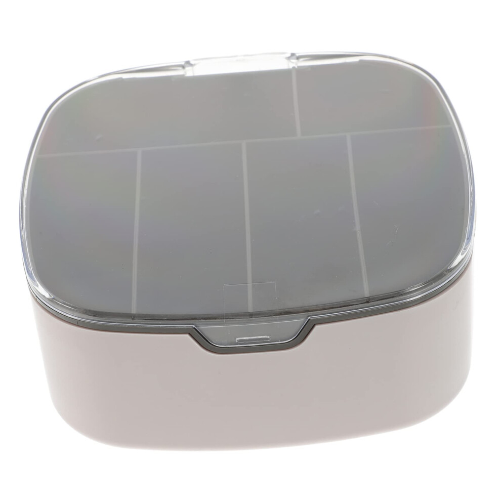 Cable Organizer Box Clear Plastic Multisection Electronics Storage Case For Desk And Travel 9455672187985