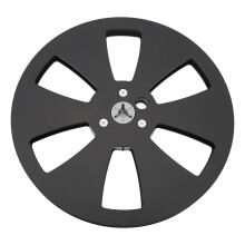 7 Inch Aluminum Alloy Takeup Reel for Reel to Reel Tape Player, Black Gray Recording Reel Replacement