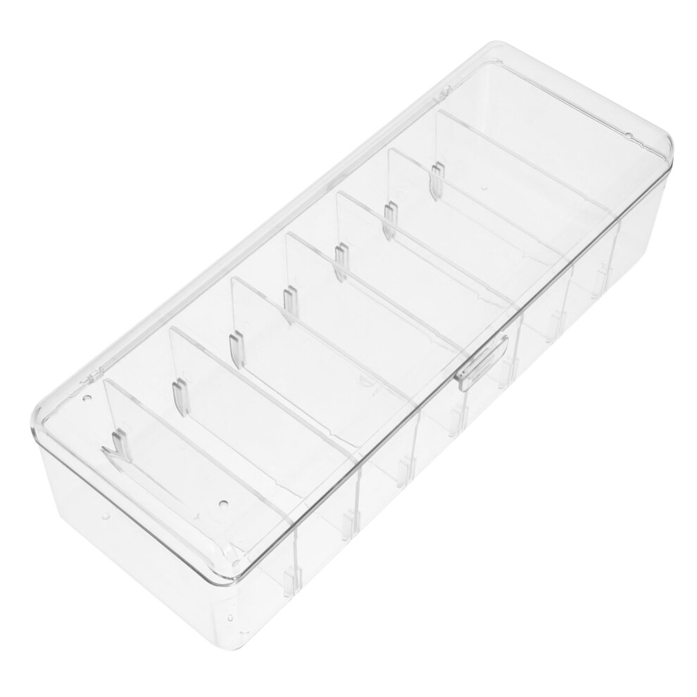 Cable Management Box With Lid Â Dustproof Cord Organizer For Desk And Home, Detachable Divider 9092120676969