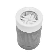 Portable Grey Dog Paw Cleaner Cup, Lightweight ABS Pet Wash Tool