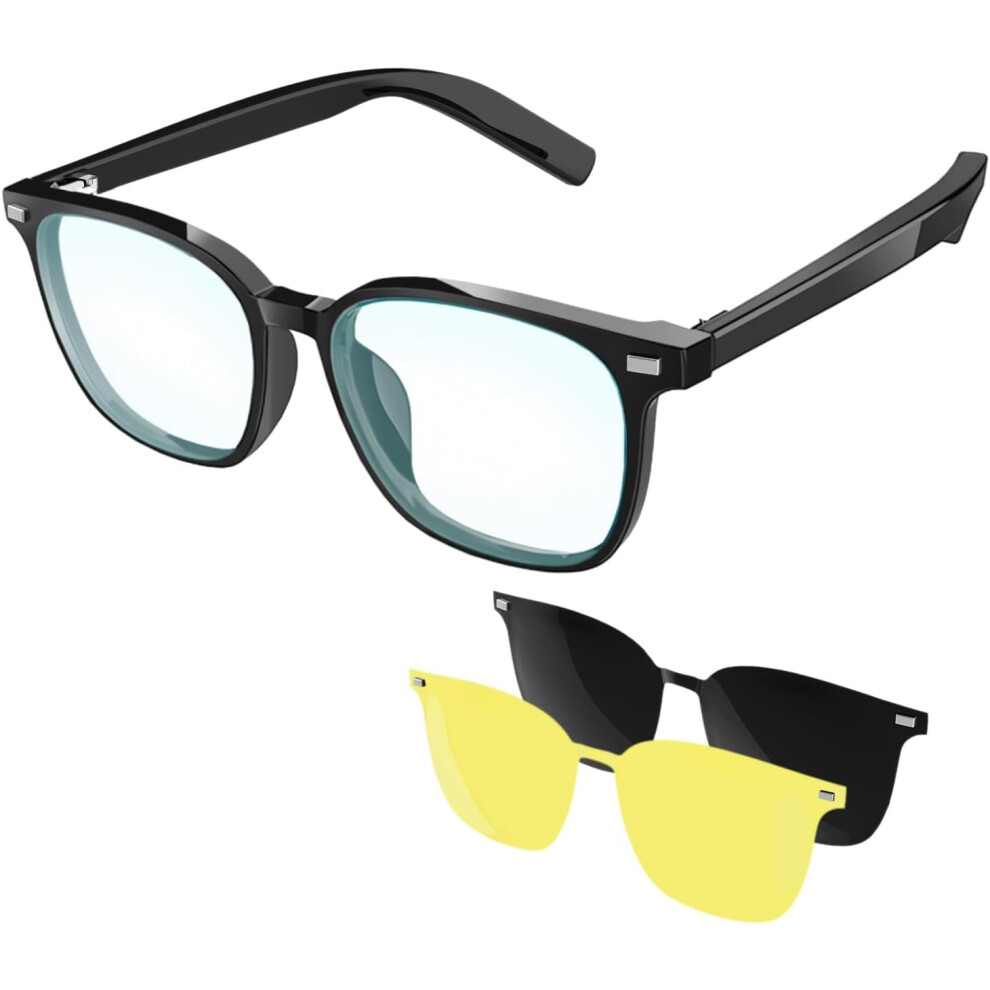 Smart Bluetooth Glasses With Builtin Stereo Speakers, Polarized Uv Lenses, Voice Assistant Access 9092120676983