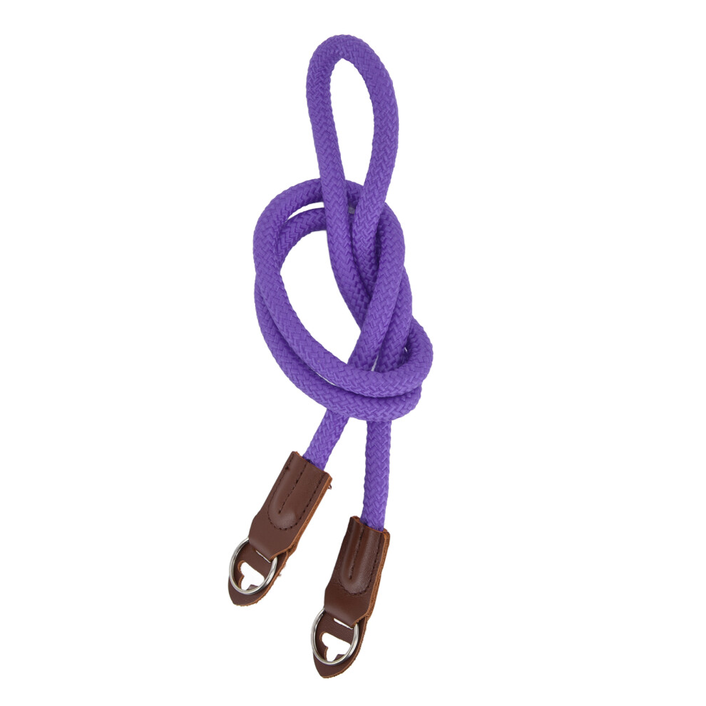 Digtal Slr Camera Strap Nylon Adjustable Shoulder & Wrist Belt Purple 3331390531223