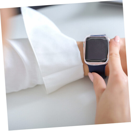 5 Pack Transparent TPU Scratch Resistant Watch Cover Bezel Protector for Fitbit 2