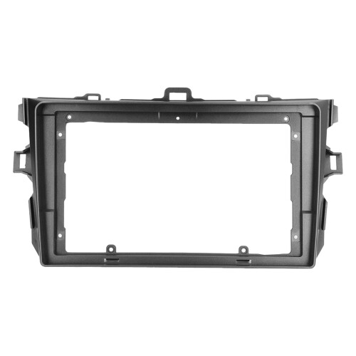 Car Stereo Fascia 9 Inch Silver ABS Panel Replacement for Corolla 2006‑2013 1