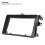 Car Stereo Fascia 9 Inch Silver ABS Panel Replacement for Corolla 2006‑2013 3