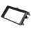 Car Stereo Fascia 9 Inch Silver ABS Panel Replacement for Corolla 2006‑2013 6