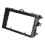 Car Stereo Fascia 9 Inch Silver ABS Panel Replacement for Corolla 2006‑2013 15