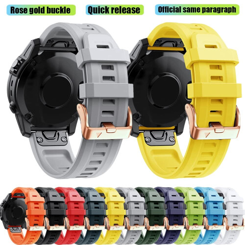 Watch Band Quick Release Silicone Strap Replacement for Garmin Fenix7S 6S Pro5S Plus Mk2S 1