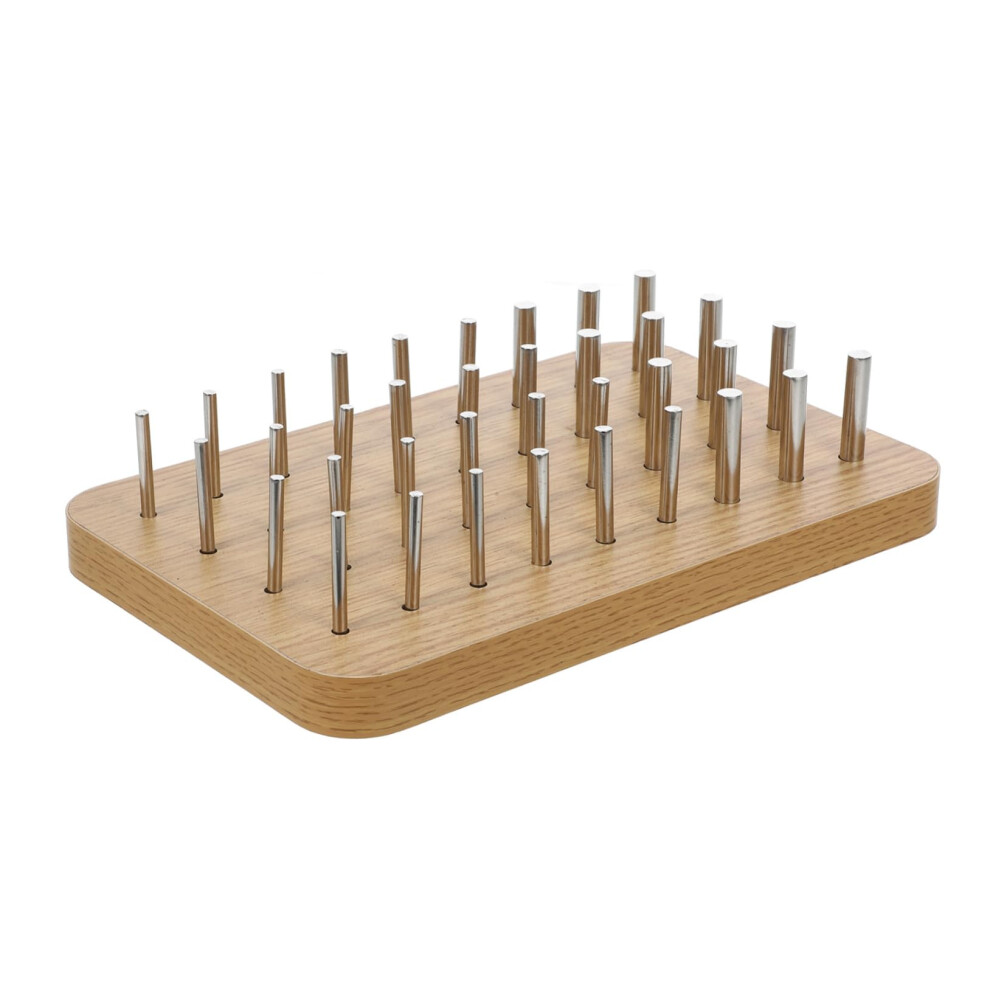 Wooden Finger Dexterity Board for Hand Rehabilitation and Therapy, Enhances Coordination Skills