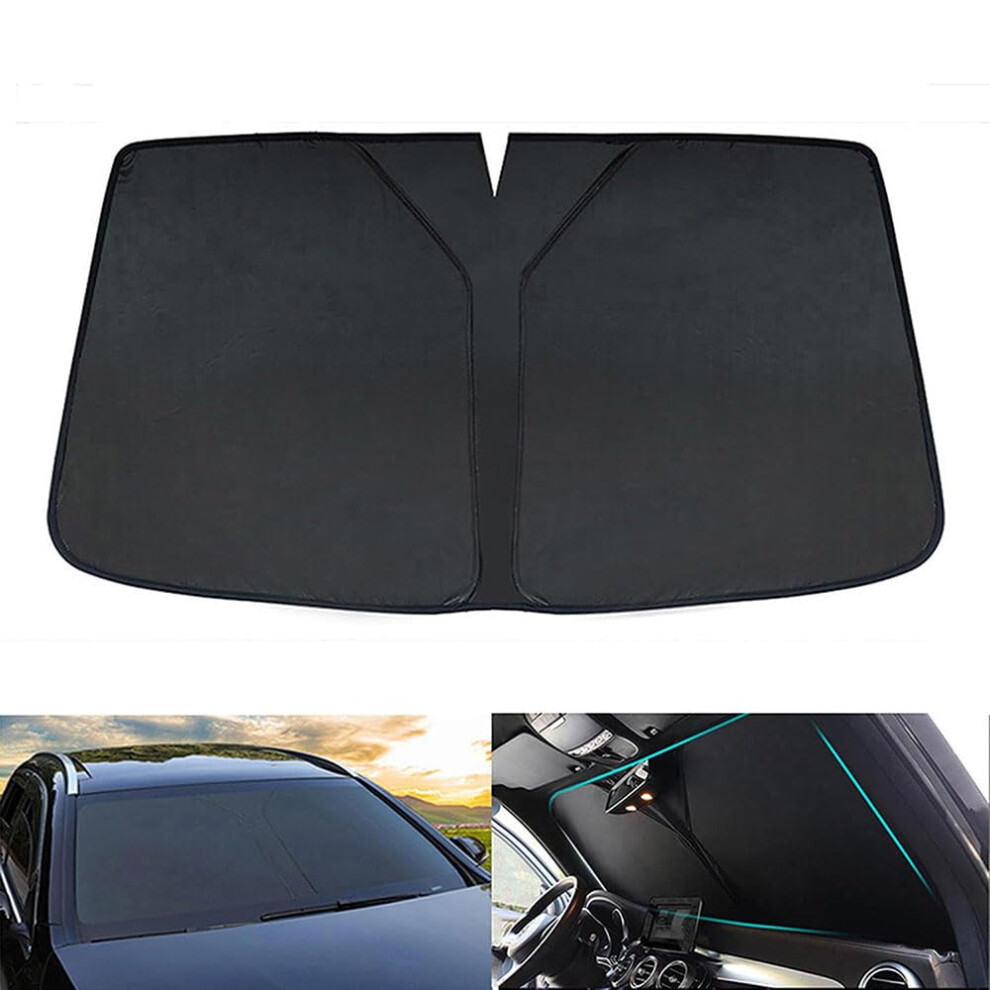Car Sunshade For Bmw I3 I4 I5 I7 I8 Ix Ix1 Ix2 Ix3 Ix5, Foldable Uv Block Windshield Visor With Heat Reduction Design 9073542694786
