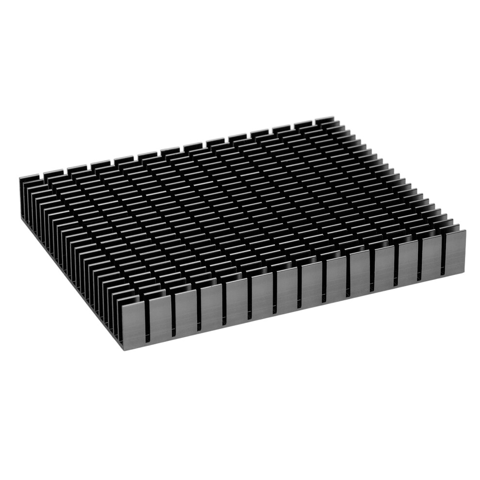 Portable Aluminium Heat Sink Cooling 150X120x20mm For Cpu Amplifier Pcb Blue 7651390531631