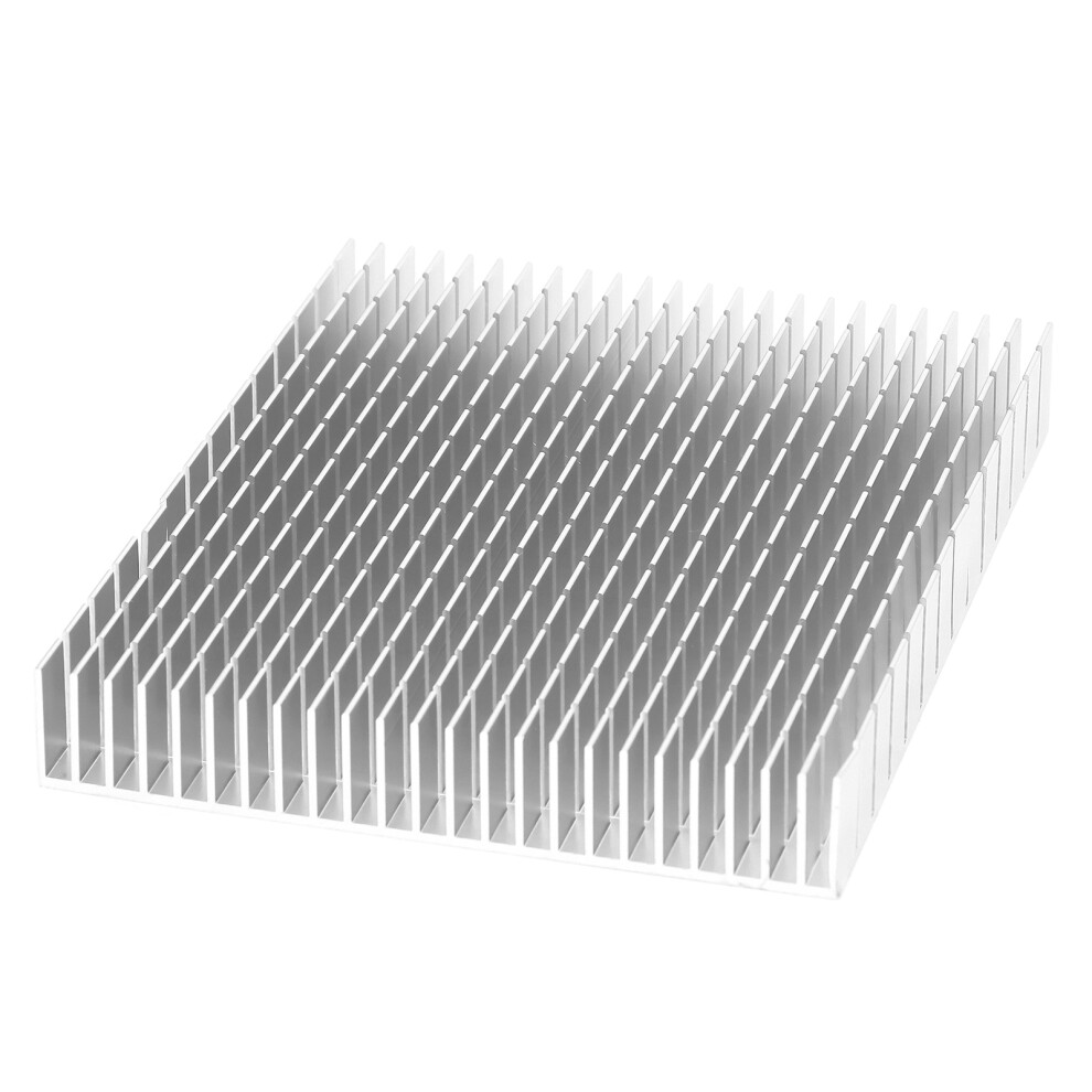 Heat Sink Aluminium Cooler 150X120x20mm Radiator For Cpu Amp Pcb Cooling White 7891390531716