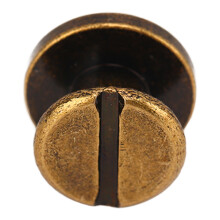 200 Stück Messing-Buchbindeschrauben 9x5mm, buntes Set, Bronze