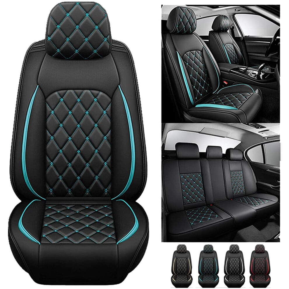 Waterproof Pu Leather Car Seat Covers Full Set For Jeep Wrangler Jl Jk Rubicon, Universal Fit Cream 9073542694861