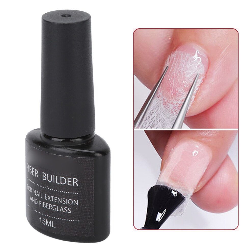 Professional UV Nail Extension Glue 15ml + 10 Fiber Tablets
