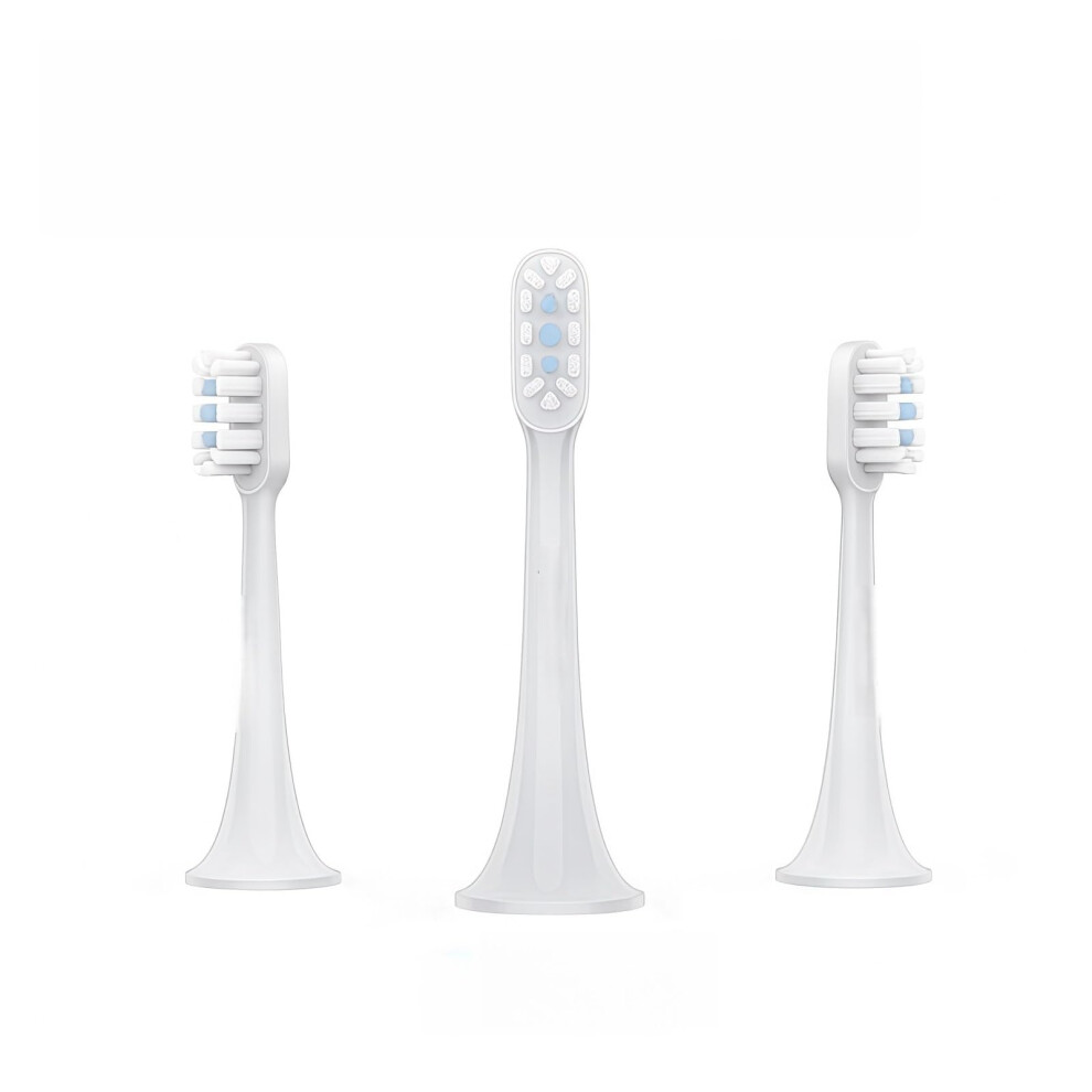 Electric Toothbrush Heads with Gentle Silicone Bristles, 3D Cleaning, Fits T500 T500C, 3 Pack