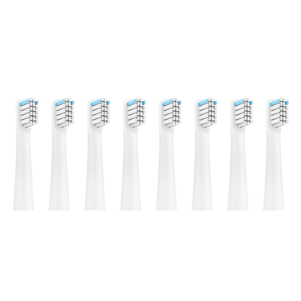 Electric Toothbrush Replacement Heads Soft Bristle Compatible with Realme N1 N2 RTX2103 SN301 8 Pack White
