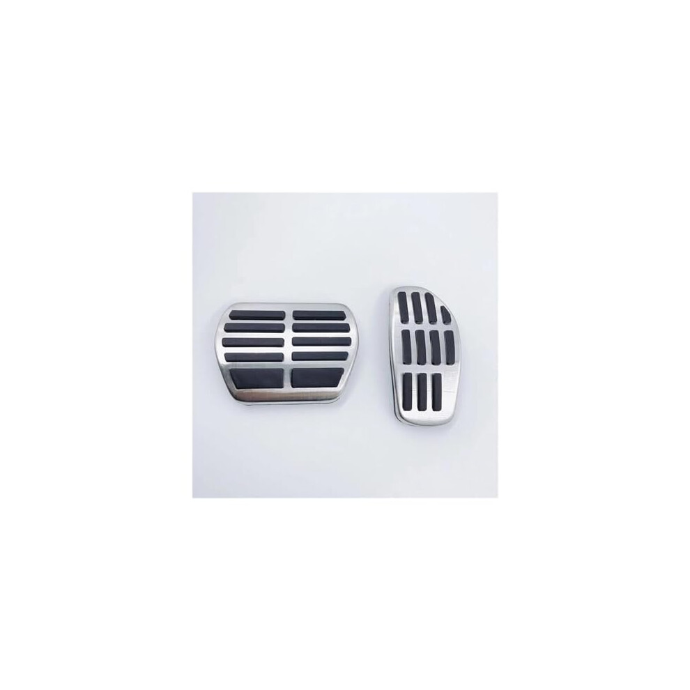 Pedal Covers J11 J12 2014Â2023 Stainless Steel NonâSlip Brake And Accelerator Set For Nissan Qashqai Silver 9330225974291