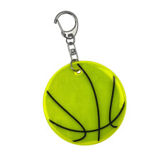 Basketball Shape Warning Reflective Pendant-fluorescent yellow