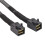 Mini SAS Cable SFF-8654 to 2 x SFF-8643 0.8m SATA Data Line 3