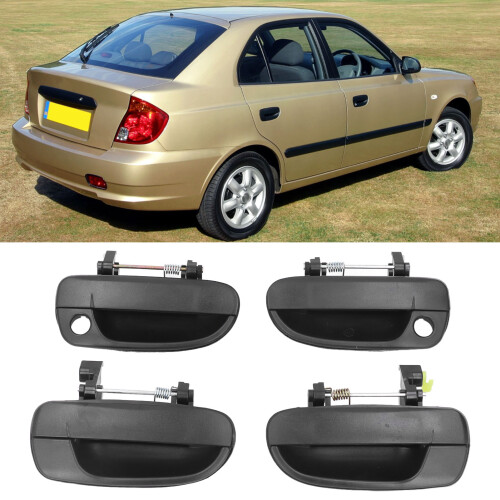 4pc Car Handle Set for Accent 00-06 2