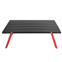 Petite table de camping pliante en aluminium portable 40,5x29x13cm