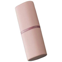 Travel Mouthwash Cup and Portable Toothbrush Holder for Compact Oral Care Storage, Pink