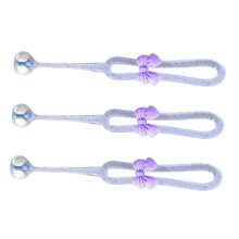 3pcs Compact Three Sided Travel Toothbrush with Soft Bristles and Cute Bowknot Design