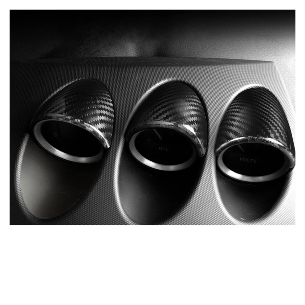 Carbon Fiber Dashboard Cover For Nissan 350Z, Real Carbon Fiber Gauge Pod Trim, Sporty Interior Upgrade 9771547554523
