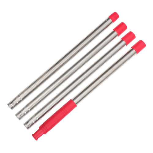 Adjustable Stainless Steel Mop Handle Replacement Pole with Ergonomic Grip for Floor Cleaning
