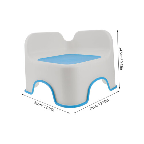 Plastic Step Stool Lightweight Multipurpose Folding Stool for Bathroom Kitchen and Home Use 2