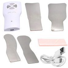 Dental Photography Mirror with LED Defogging, 4 Interchangeable Stainless Steel Heads for Orthodontics