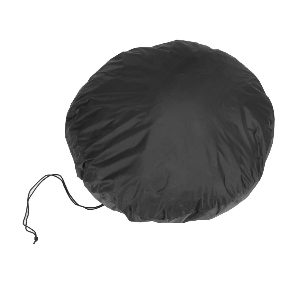 Waterproof Tire Cover With Storage Bag For Jeep Motorhome Trailer S Black 5001390533562