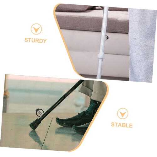 Walking Stick Pin Lock Clamp Set, Secure CShape Latch for Trekking Pole and Cane Replacement 2