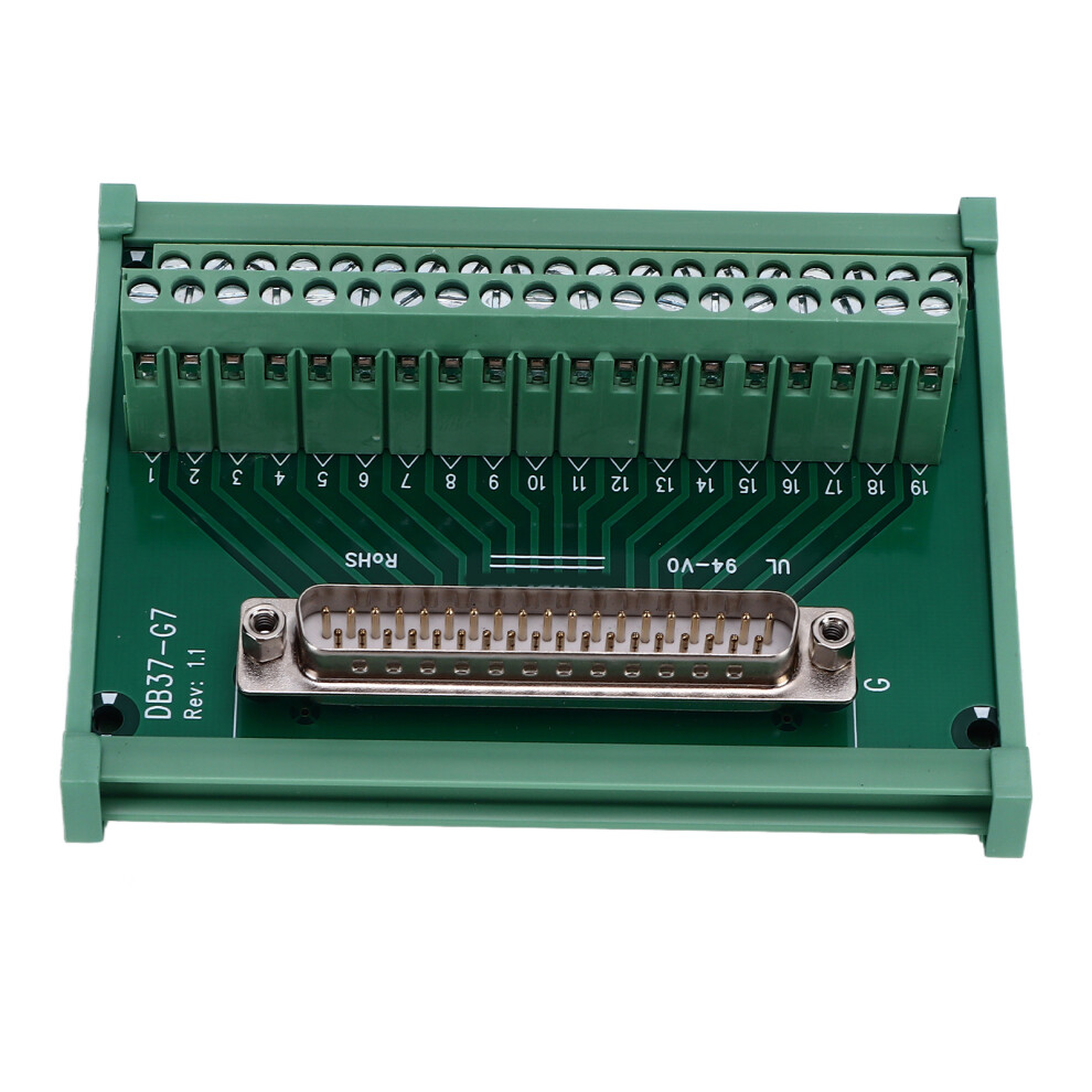 Pcb Terminal Board Adapter Connector Module Db37-G7, 60V 0.8A 4661390533897