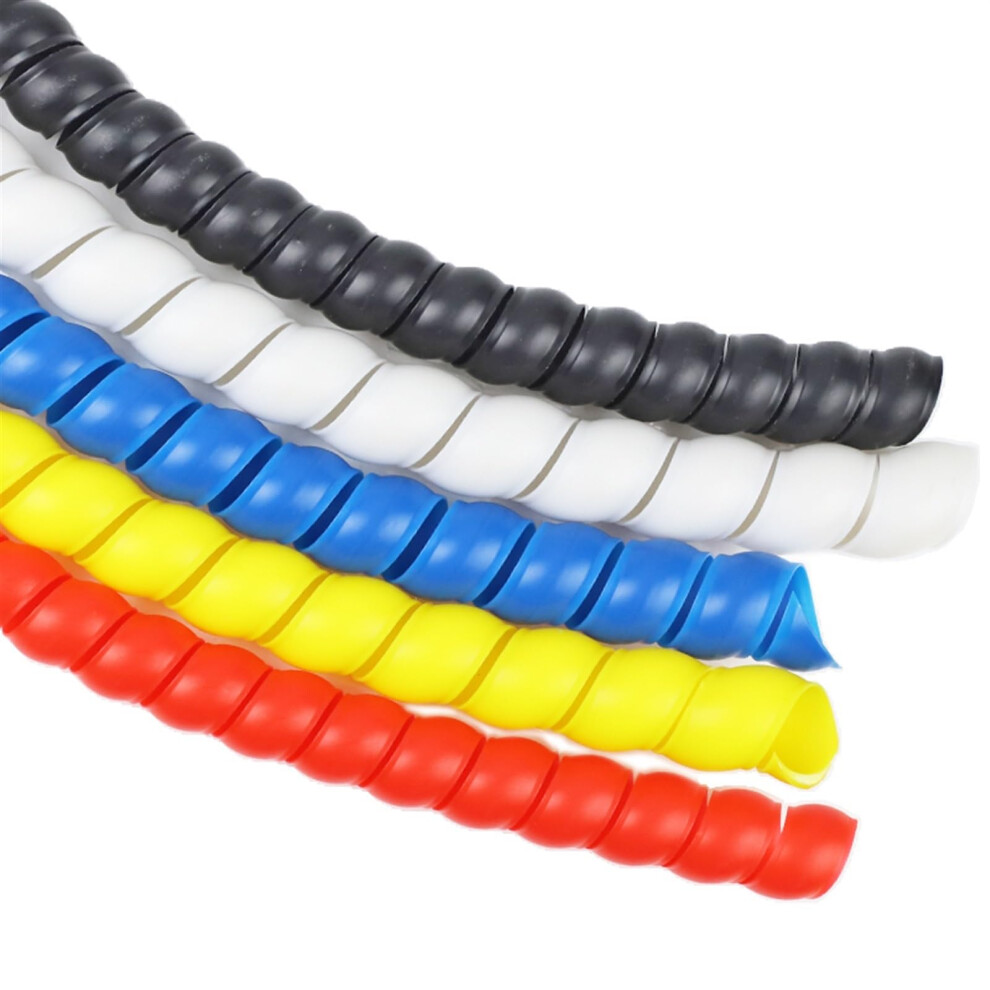Cable Management Sleeve 18Mm Green Spiral Cable Wrap For Easy Cable Organization And Wire Protection 9092120678758