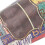Mini PU Leather Desktop Trash Can 14cm, Vintage Pattern, 15.5cm Height 4