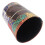 Mini PU Leather Desktop Trash Can 14cm, Vintage Pattern, 15.5cm Height 5