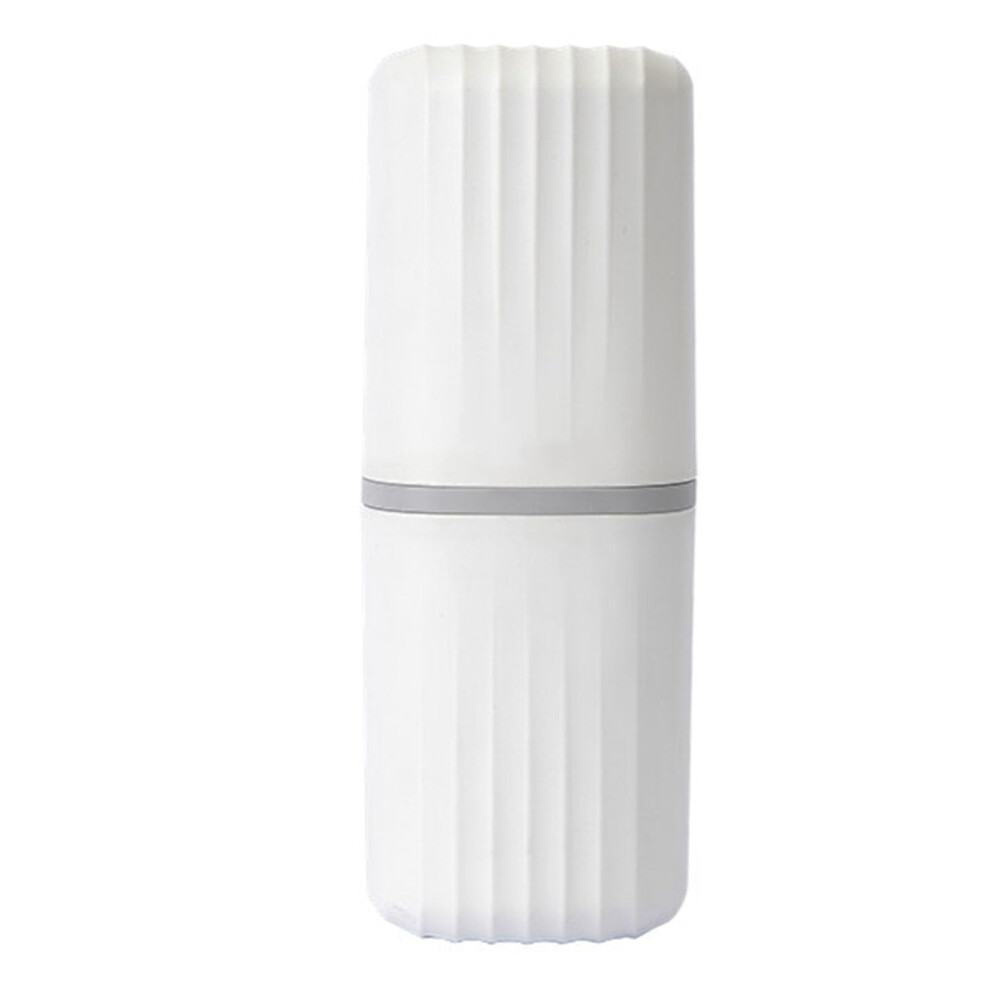 Travel Toothbrush Holder and Portable Toothbrush Cup with Cover, Compact LeakResistant Design for Camping