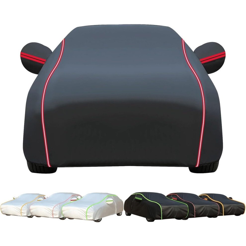 Waterproof All Weather Car Cover For Honda Hrv 2023, Hailproof Full Coverage With Zipper Access And Straps 9330225974765