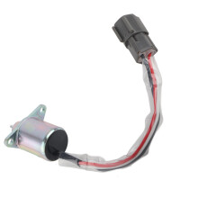 Fuel Shut Off Solenoid 12V for Komatsu PC40 PC45 Excavators