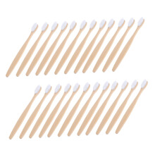 Soft Bristle Adult Toothbrush Set 24pcs Extra Soft Biodegradable Travel Friendly for Hotel Guests