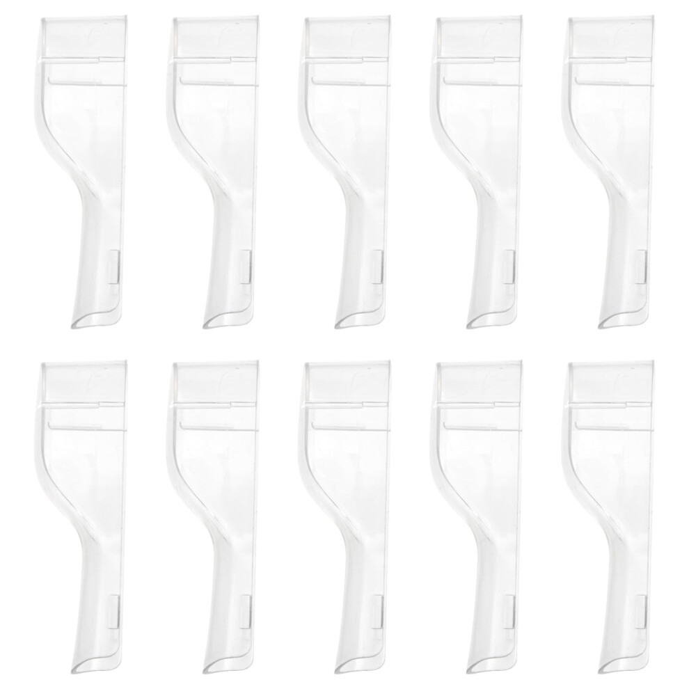 40pcs Clear Toothbrush Head Covers Hygienic Protection for Travel Manual and Electric Brushes