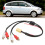 4RCA Aux In Adapter Cable for Car Audio System Replacement Durable Plastic 2